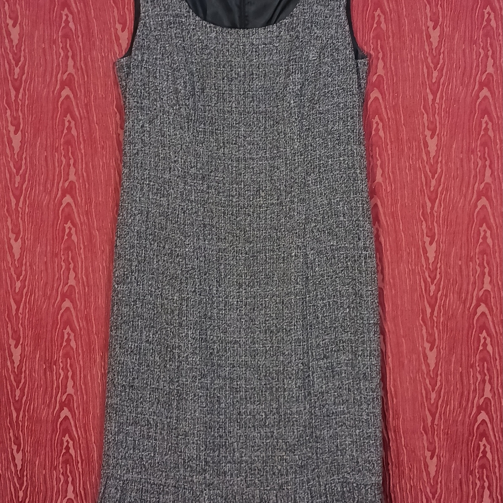 DANNY & NICOLE 2 Piece Black/Gray Long Sleeve 1 Button Ruffle Dress Suit 10 - Picture 4 of 16